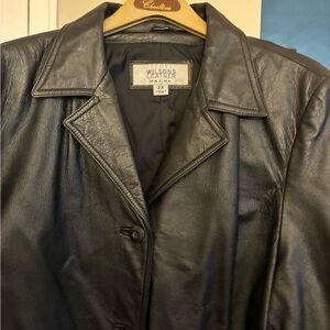 Wilsons Leather Women's Classic Black Leather Jacket